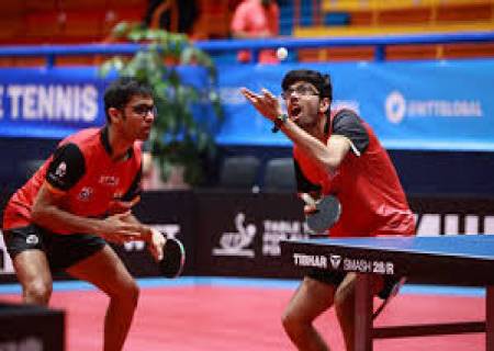 உலக டேபிள் டென்னிஸ் ஆண்கள் இரட்டையர் காலிறுதியில் இந்தியாவின் மானவ் தக்கார், மனுஷ்ஷா ஜோடி அரை இறுதிக்கு முன்னேறியது.