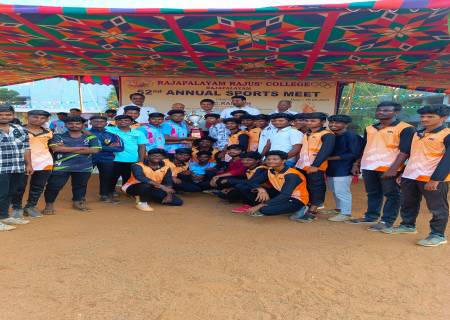 ராஜபாளையம் ராஜுக்கள் கல்லூரியில் 52 வது விளையாட்டு தின விழா.