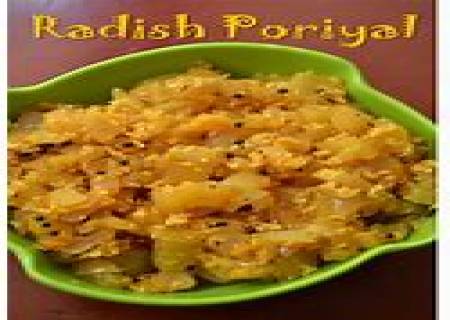 முள்ளங்கி பொரியல் .