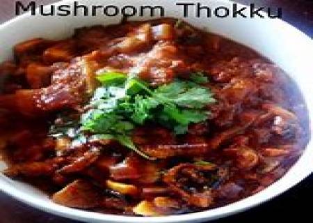காளான் தொக்கு. (Mushroom Thokku) 