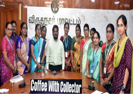 "Coffee With Collector”   என்ற  170-வது கலந்துரையாடல்  நிகழ்ச்சி  மூலம் மாவட்ட ஆட்சித்தலைவர் , அவர்கள் சி.பி.எஸ்.இ. பள்ளி ஆசிரியர்களுடன் கலந்துரையாடினார்.
