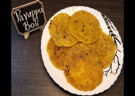 கோதுமை மாவு கடலைப்பருப்பு போளி.