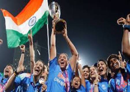 பெண்கள் உலக கோப்பை கிரிக்கெட்டில் உற்சாகத்தில் இந்திய அணி .