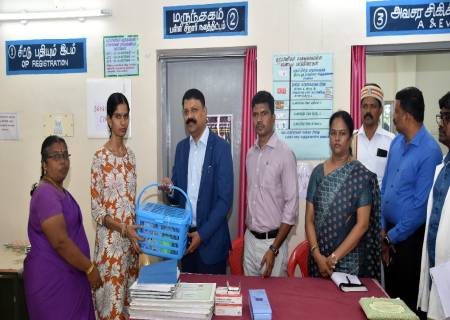 முன்னேற விழையும் மாவட்டம்(Aspirational District) தொடர்பாக நடைபெற்று வரும் பணிகள் குறித்து தொடர்புடைய அரசுத்துறை உயர் அலுவலர்களிடம் ஆய்வு.