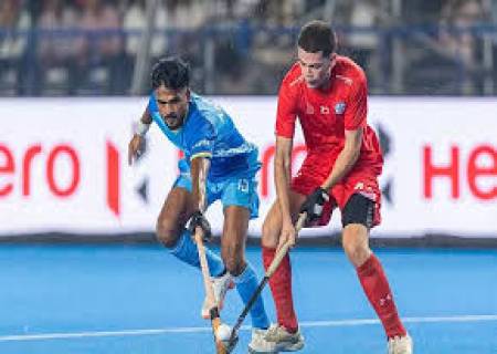 ஹாக்கி  ஜூனியர் உலக கோப்பை காலிறுதிக்கு இந்தியா முன்னேறியது.