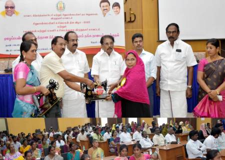 சிறுபான்மையினர் உரிமைகள் தின விழா-2025 னை முன்னிட்டு அரசு நலத்திட்ட உதவிகள் மற்றும் ஏழைப்பெண்களுக்கு திருமாங்கல்யத்திற்கு தங்கம் மற்றும் திருமண நிதியுதவி வழங்கும் விழா.