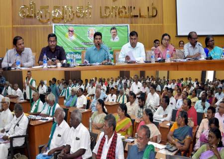 விவசாயிகள் குறை தீர்க்கும் நாள் கூட்டம் மாவட்ட ஆட்சித்தலைவர்  அவர்கள் தலைமையில் நடைபெற்றது.