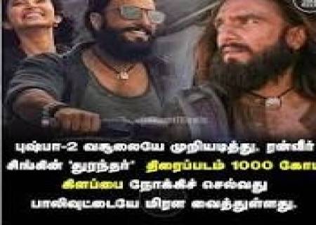 'துரந்தர் வசூல் 'புஷ்பா 2' வசூலை முந்தியது.