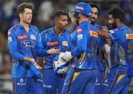 குஜராத் அணிக்கு எதிரான பிரிமியர் போட்டியில் மும்பை அணி வெற்றி .