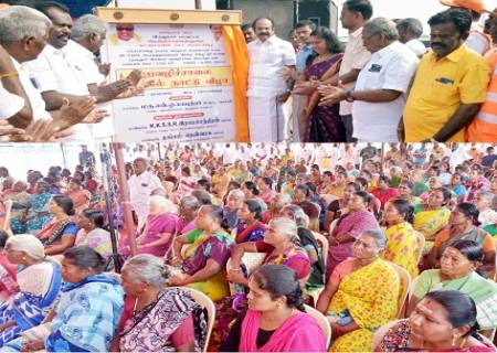 நெடுஞ்சாலைத்துறை சார்பில், மல்லாங்கிணர் நகருக்கு புறவழிச்சாலை அமைக்கும் பணிகளுக்கு  அமைச்சர் அவர்கள்  அடிக்கல் நாட்டி பணிகளை தொடங்கி வைத்தார்.