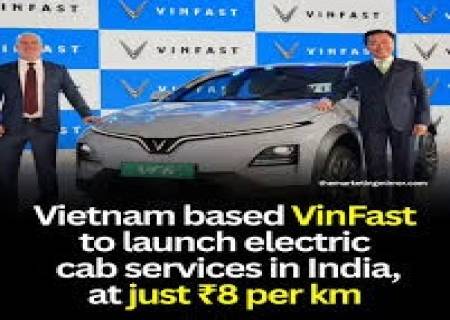 வியட்நாமின் முன்னணி மின்சார வாகன நிறுவனமான 'வின்ஃபாஸ்ட்' (VinFast), தனது 'கிரீன் எஸ்.எம்' (Green SM) டாக்ஸி சேவையை இந்தியாவில் தொடங்குகிறது.