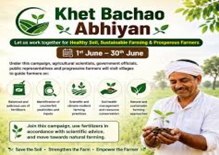வேளாண் துறை சார்பில் "விளைநிலம் காப்போம் இயக்கம்" விழிப்புணர்வு முகாம்.