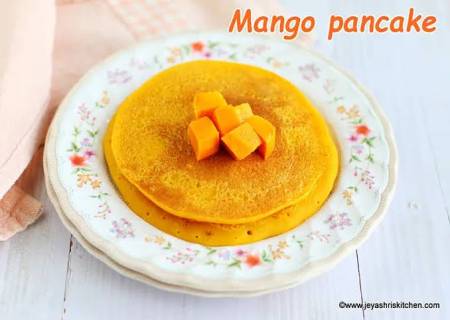 மாம்பழ பான் கேக்.