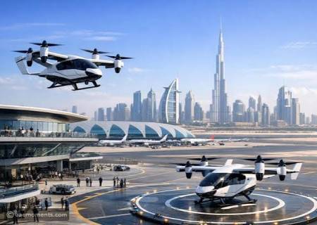 உலகின் முதல் Air Taxi Vertiport-க்கு UAE அங்கீகாரம்!