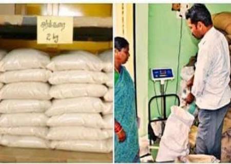 ரேஷன் பொருட்கள் பாக்கெட்டில் வழங்க திட்டம்.