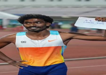 இந்திய தடகள சீரிஸ்: விஷால் முதலிடம்.