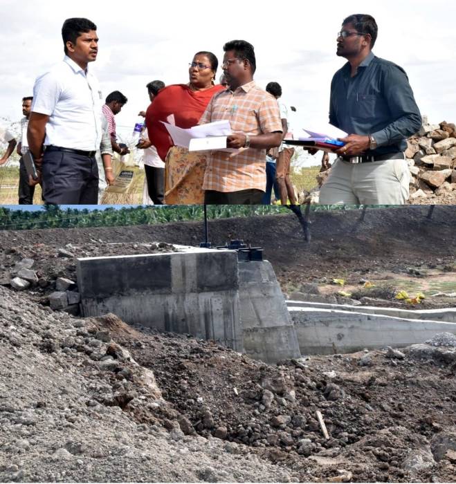 வத்திராயிருப்பு ஊராட்சி ஒன்றியப்பகுதிகளில் அரசின் மூலம் செயல்படுத்தப்பட்டு வரும் பல்வேறு திட்டப் பணிகள் மற்றும் சேவைகளின் செயல்பாடுகள் குறித்து மாவட்ட ஆட்சித்தலைவர்  அவர்கள்  நேரில் சென்று பார்வையிட்டு ஆய்வு மேற்கொண்டார்.