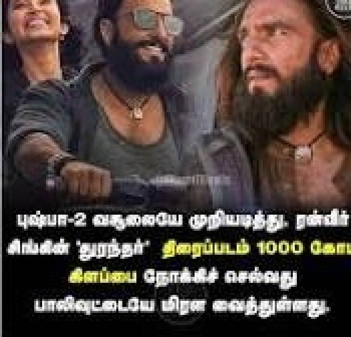 'துரந்தர் வசூல் 'புஷ்பா 2' வசூலை முந்தியது.