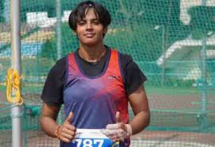 சங்கிலி குண்டு எறிதலில் தன்யா  சவுத்ரி அனைத்து இந்திய பல்கலை, விளையாட்டுக்கான தங்கம் வென்றார்.