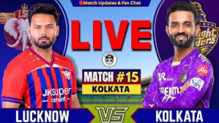 KOLKATTA – LUCKNOW  9th april  2026  IPL CRICKET -  MATCH .