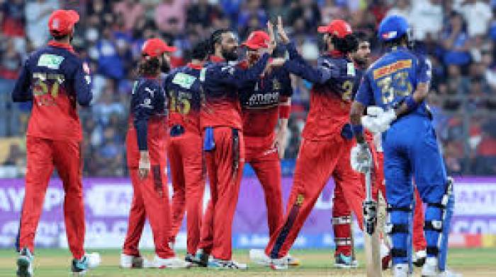 BANGALORE - MUMBAI  ,12 APRIL 2026 CRICKET IPL .