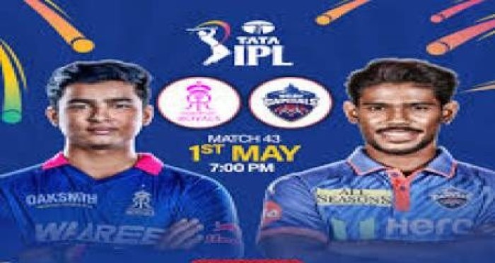 DELHI - RAJASTHAN - 1 MAY 2026 IPL CRICKET .