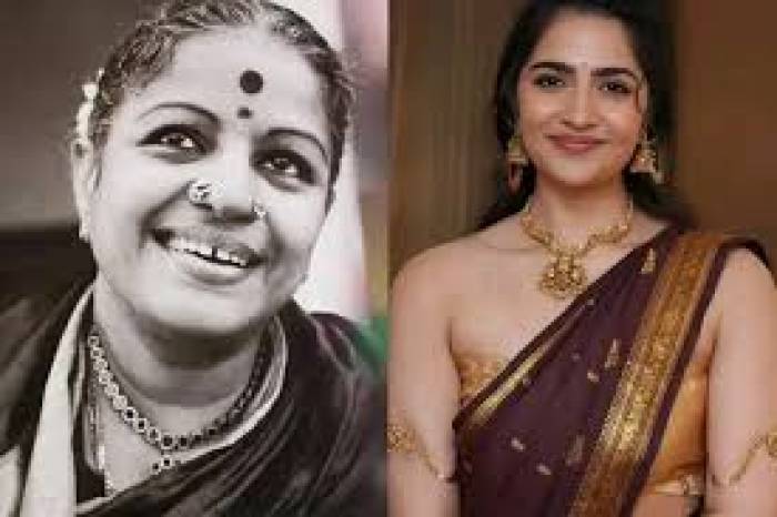 எம்.எஸ்., சுப்புலட்சுமி படத்தில் சாய் பல்லவி நடிப்பதாக செய்தி வெளியான நிலையில், அவருக்கு பதில் ருக்மணி வசந்த்.