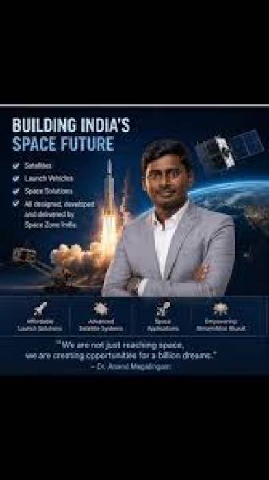 'SPACE ZONE INDIA' நிறுவனத்தின், டாக்டர் ஆனந்த் மேகலிங்கம்.