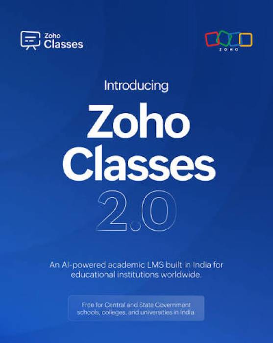 AI வசதிகளுடன் 'Zoho Classes 2.0' அறிமுகம்.