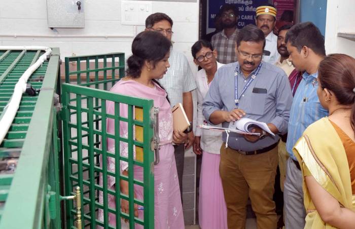 பெருந்தலைவர் காமராஜர் காலை உணவு திட்ட விரிவாக்கப்பணிகள் மற்றும் தாய் மாமன் தங்க மோதிரம் திட்டம் முன்னேற்பாடு பணிகள் குறித்து  ஆய்வு .